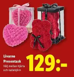 Lidl Livarno Presentask erbjuda