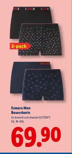 Lidl Esmara Men Boxershorts erbjuda