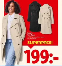 Lidl Esmara Trenchcoat erbjuda