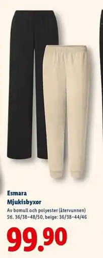 Lidl Esmara Mjukisbyxor erbjuda