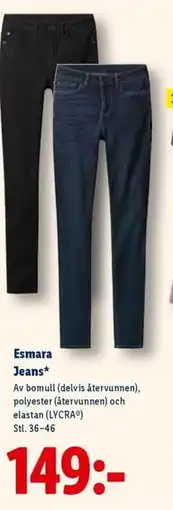 Lidl Esmara Jeans* erbjuda