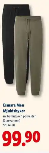 Lidl Esmara Men Mjukisbyxor erbjuda