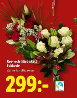 Lidl Ros- och liljebukett Exklusiv erbjuda