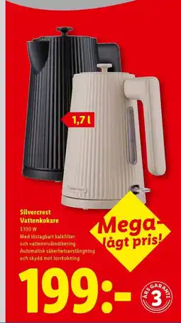 Lidl Silvercrest Vattenkokare erbjuda