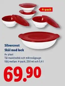 Lidl Silvercrest Skål med lock erbjuda
