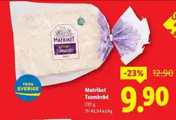 Lidl Matriket Tunnbröd erbjuda