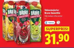 Lidl Skånemejerier Bravo Smoothie erbjuda