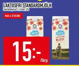 Matdax Skånemejerier Laktosfri standardmjölk erbjuda