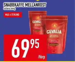 Matdax GEVALIA Snabbkaffe mellanrost erbjuda
