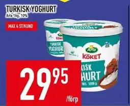 Matdax Arla Turkisk yoghurt erbjuda