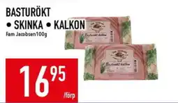 Matdax Basturökt • Skinka • Kalkon erbjuda