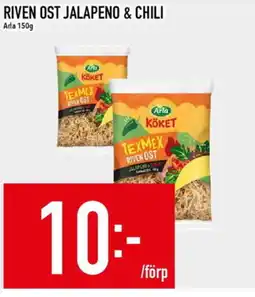Matdax Arla Riven ost jalapeno & chili erbjuda