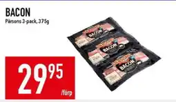 Matdax Pärsons Bacon erbjuda