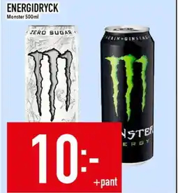 Matdax Monster Energidryck erbjuda