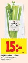 ICA Kvantum ICA Stjälkselleri i påse erbjuda