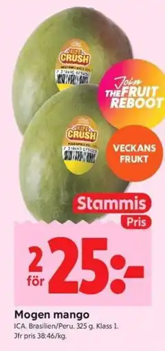 ICA Kvantum ICA Mogen mango erbjuda