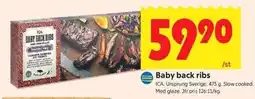 ICA Kvantum ICA Baby back ribs erbjuda