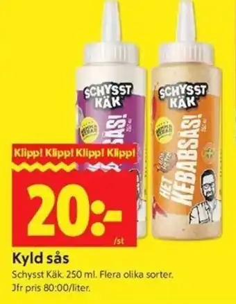 ICA Kvantum Schysst Käk Kyld sås erbjuda