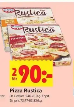 ICA Kvantum Dr. Oetker Pizza Rustica erbjuda