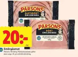 ICA Kvantum Pärsons Smörgåsmat erbjuda