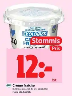 ICA Kvantum ICA Crème fraiche erbjuda