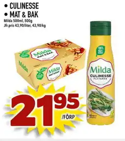 Prisma Mat Milda Culinesse • Mat & bak erbjuda