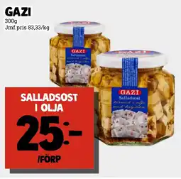 MatArket GAZI Salladsost i olja erbjuda