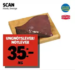 MatArket SCAN Ungnötslever/ nötlever erbjuda