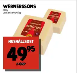 MatArket WERNERSSONS Hushållsost erbjuda