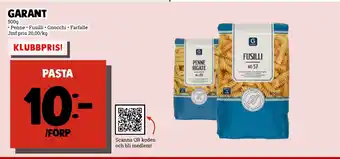 MatArket GARANT Pasta erbjuda