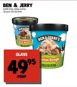 MatArket BEN & JERRY Glass erbjuda