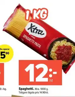 Coop Extra Spaghetti erbjuda