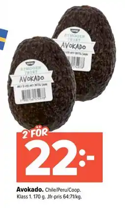 Coop Extra Avokado erbjuda