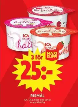 ICA Maxi ICA Rismål erbjuda