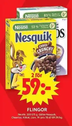 ICA Maxi NESTLÉ Flingor erbjuda