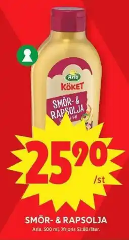 ICA Maxi ARLA Smör- & rapsolja erbjuda