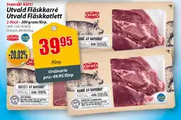 Extra Mjällby Stormarknad Utvald fläskkarré utvald fläskkotlett erbjuda
