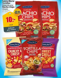 Extra Mjällby Stormarknad SANTA MARIA Tortillas erbjuda