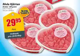 Extra Mjällby Stormarknad Röda hjärtan erbjuda
