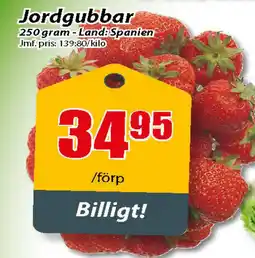 Extra Mjällby Stormarknad Jordgubbar erbjuda