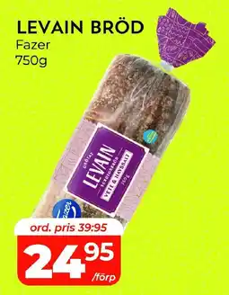 Matrix Butikerna FAZER Levain bröd erbjuda