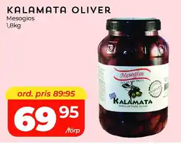 Matrix Butikerna MESOGIOS Kalamata oliver erbjuda