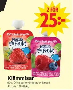 Matöppet Klämmisar erbjuda