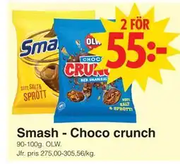 Matöppet Smash - Choco crunch erbjuda
