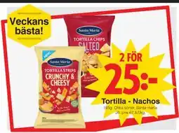 Matöppet Tortilla - Nachos erbjuda