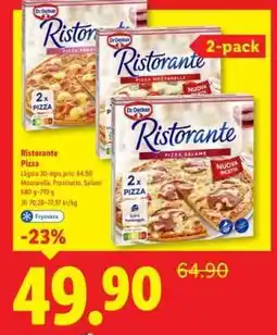 Lidl Ristorante pizza erbjuda