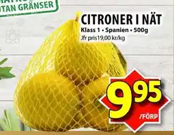 Matvärlden Tensta CITRONER I NÄT erbjuda