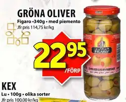 Matvärlden Tensta GRÖNA OLIVER erbjuda
