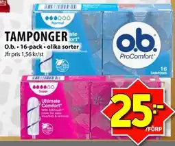 Matvärlden Tensta TAMPONGER erbjuda