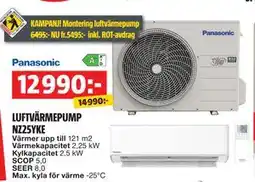 Bauhaus LUFTVÄRMEPUMP NZYKE erbjuda